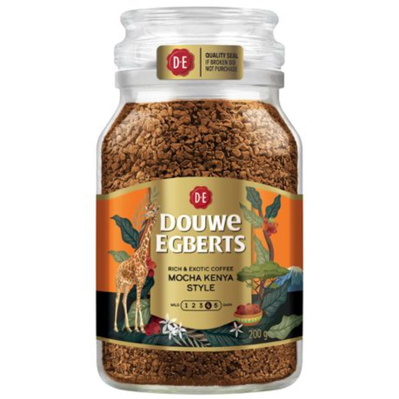 Douwe Egberts Mocha Kenya Style Instant Coffee 200g