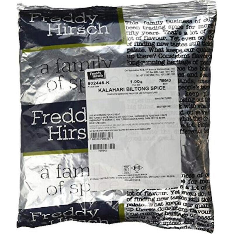 Freddy Hirsch Kalahari Biltong Seasoning 1kg