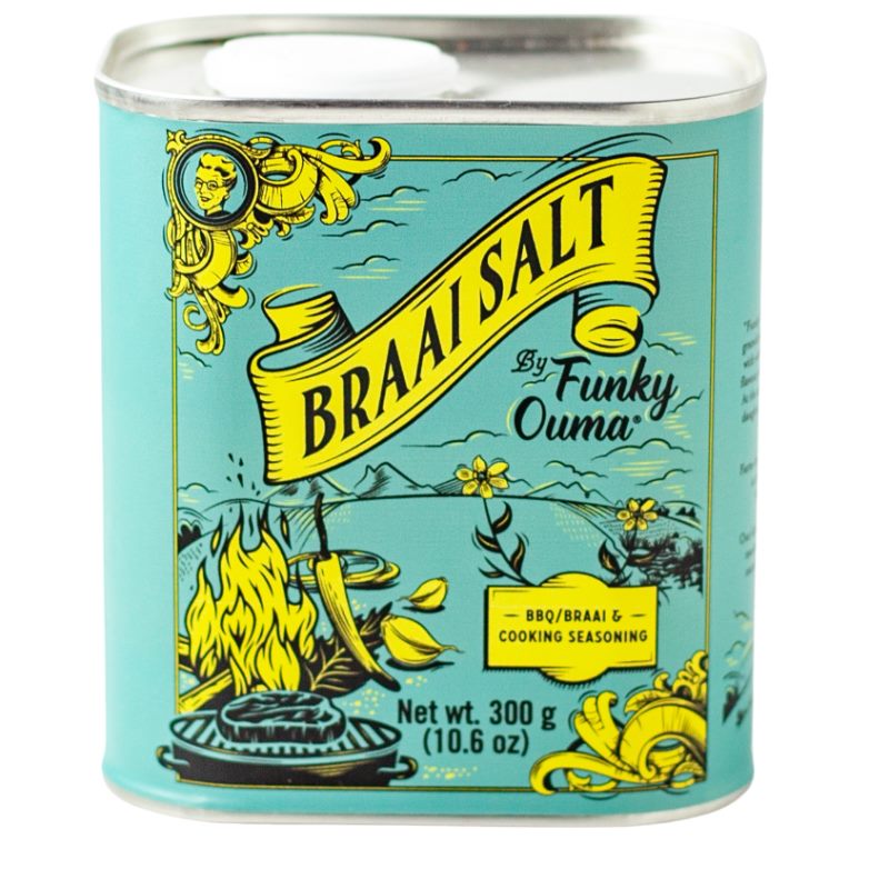 Funky Ouma Braai Salt Tin 300g
