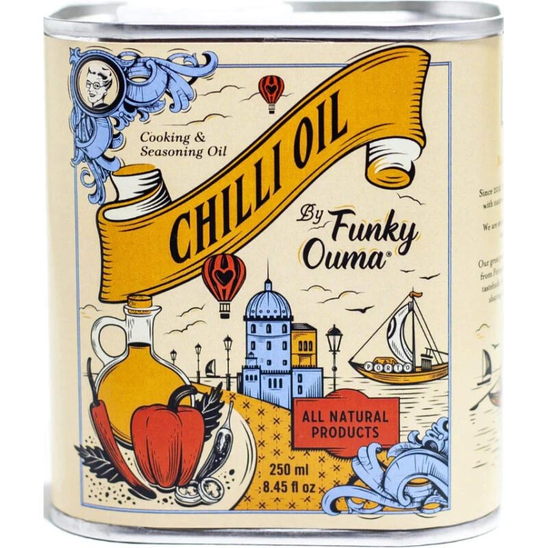 Funky Ouma Chilli Oil Tin 250ml