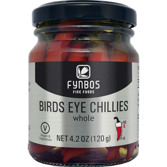 Fynbos Pickled Birds Eye Chillies 120g