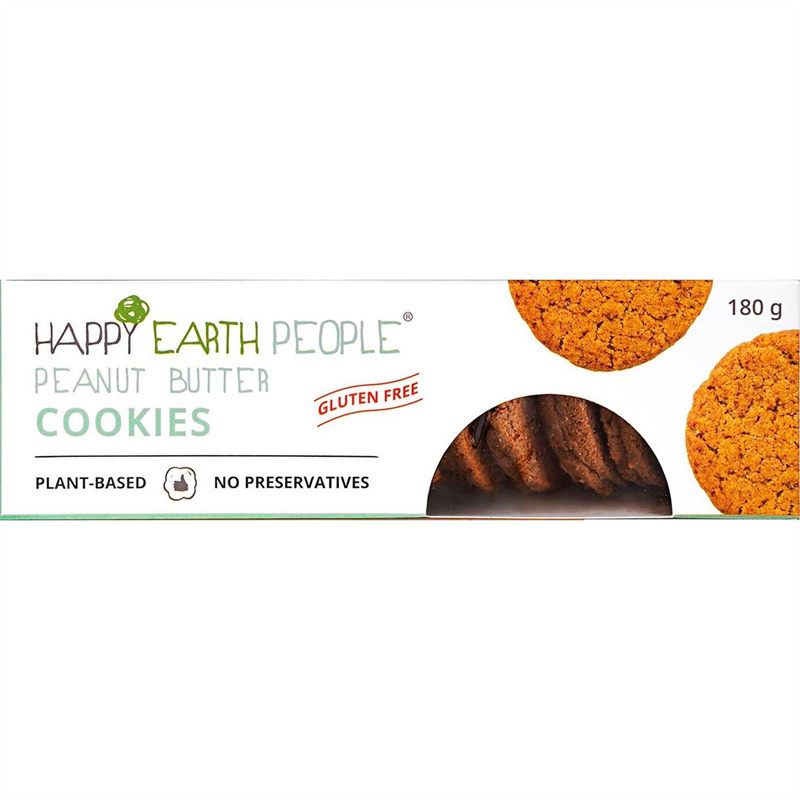 Happy Earth People Cookies Peanut Butter 180g