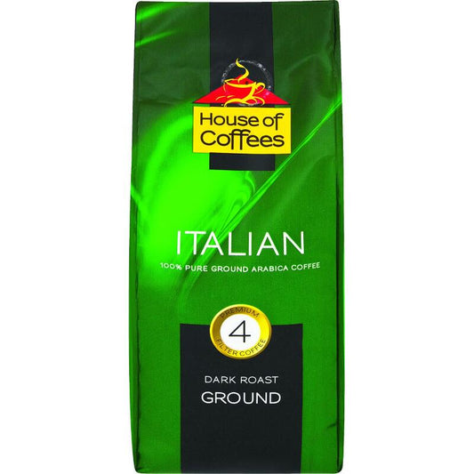 House of Coffees Ground Coffee Italian Blend 250g
