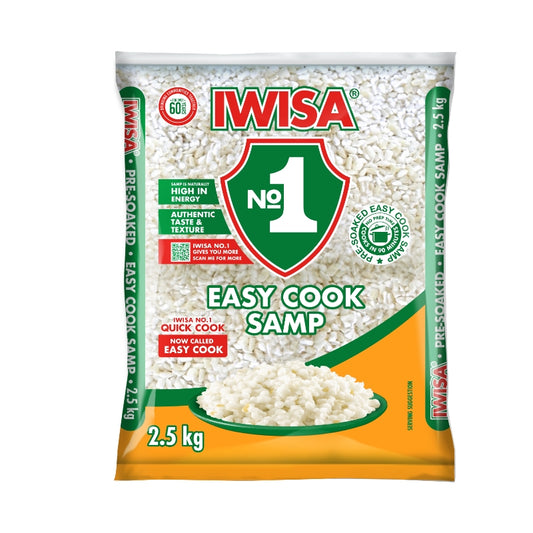 Iwisa Easy Cook Samp 2.5kg