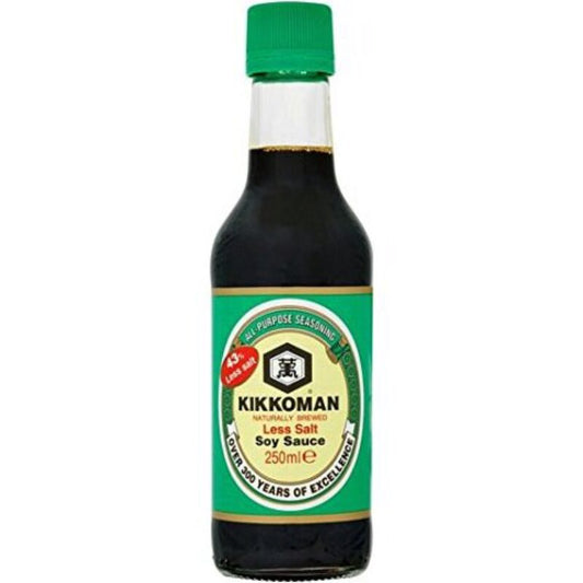 Kikkoman Low Salt Soya Sauce 250ml