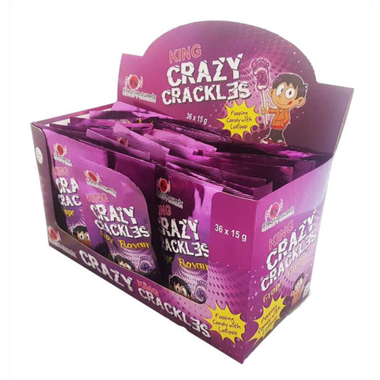 King Candy Crazy Crackles Grape 15g