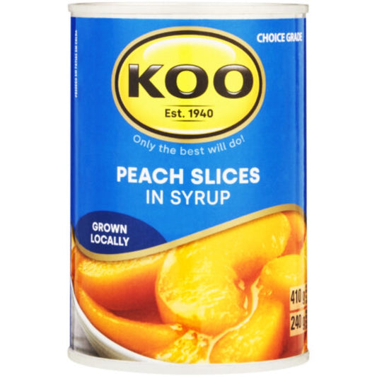Koo Peach Slices in Syrup 410g
