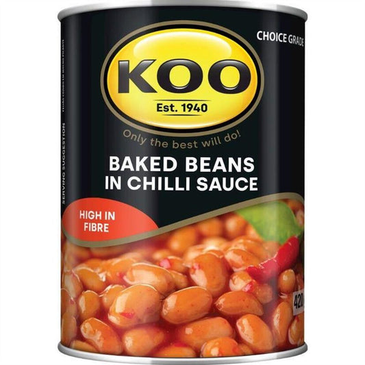 Koo Baked Beans in Chilli Sauce 420g