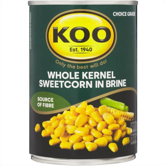 Koo Whole Kernel Sweetcorn 410g