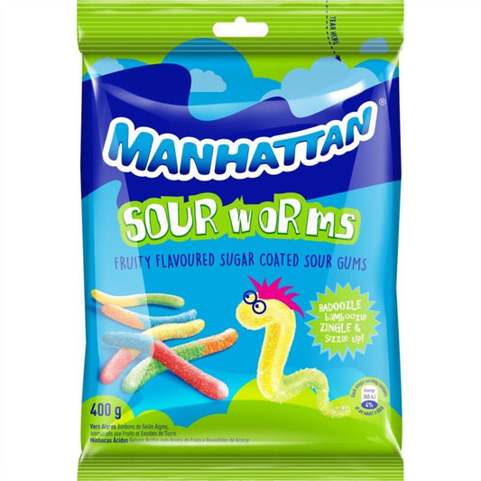 Manhattan Sour Worms 400g