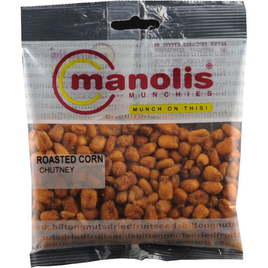 Manolis Munchies Corn Roasted Chutney 350g