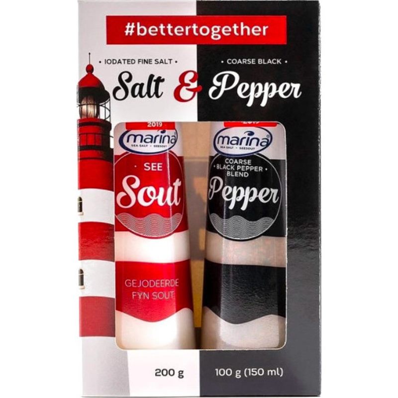 Marina Lighthouse Salt & Pepper Set 300g