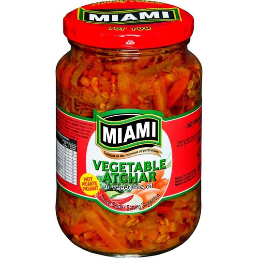Miami Vegetable Atchar Hot 380g