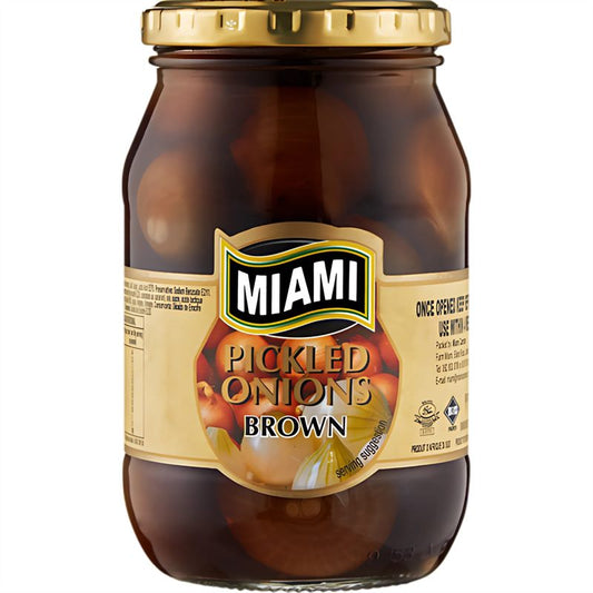 Miami Brown Pickled Onions 400g