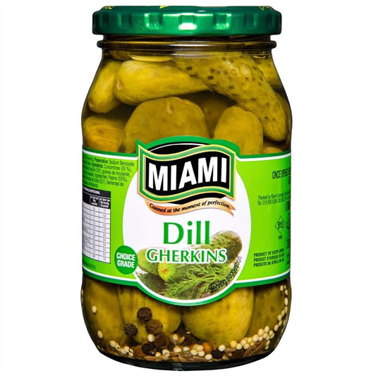Miami Dill Gherkins 380g
