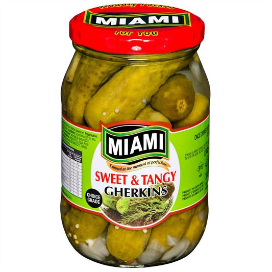 Miami Pickles Sweet & Tangy Gherkins 380g