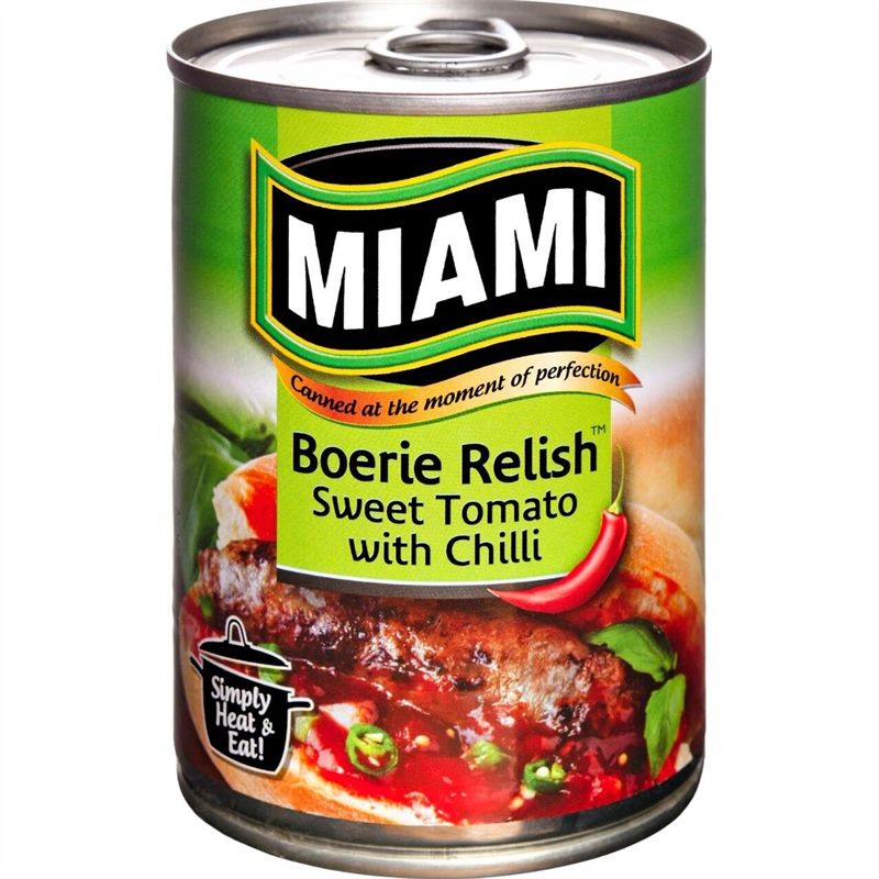 Miami Boerie Relish with Chilli 450g