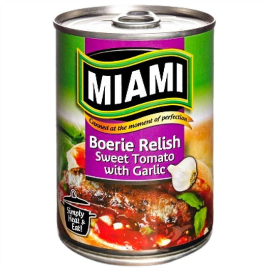 Miami Boerie Relish with Garlic 450g