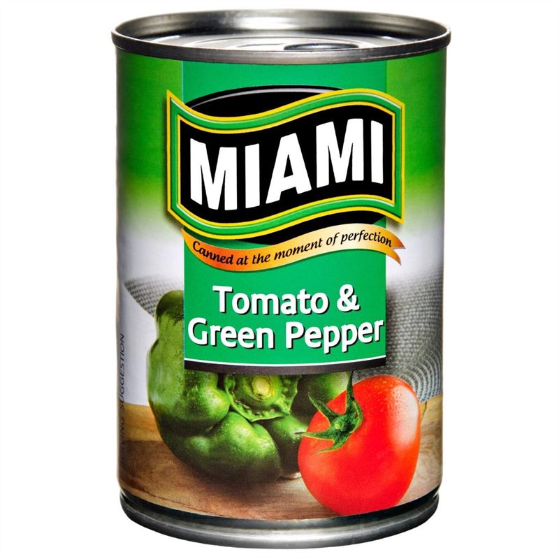 Miami Tomato & Green Pepper Sauce 410g