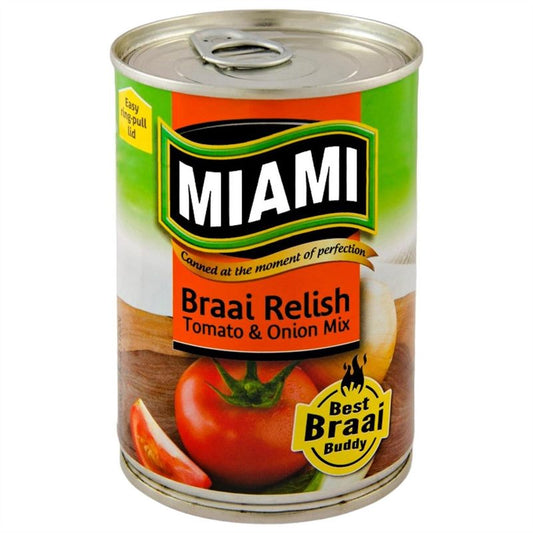 Miami Tomato & Onion Relish Braai 410g