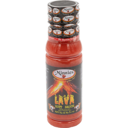 Minnies Lava Hott Sauce 250ml