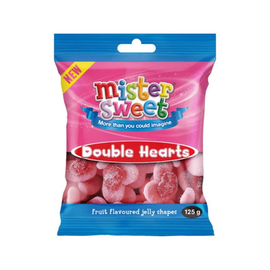 Mister Sweet Double Hearts 125g