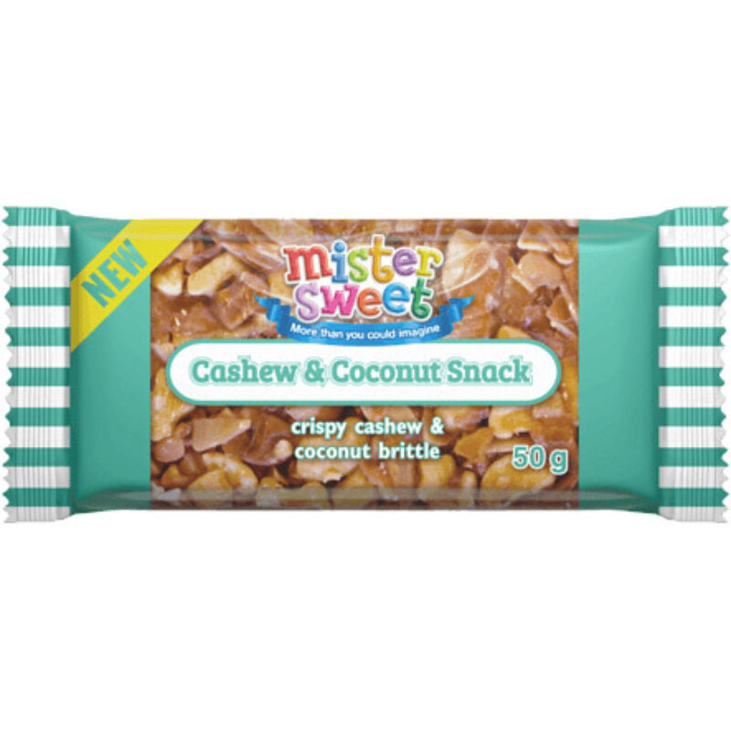 Mister Sweet Cashew & Coconut Brittle 50g