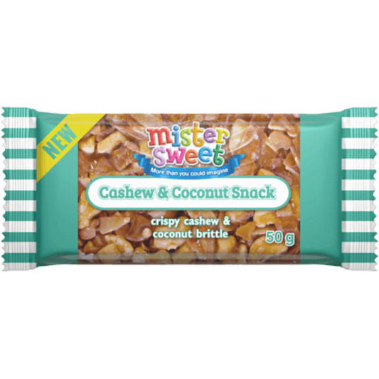 Mister Sweet Cashew & Coconut Brittle 50g