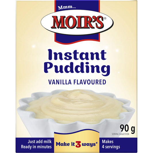 Moirs Instant Pudding Vanilla 90g