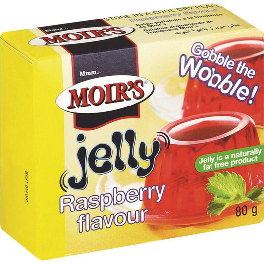 Moirs Jelly Raspberry 80g
