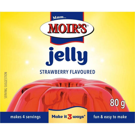 Moirs Jelly Strawberry 80g