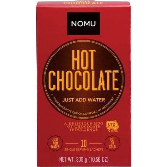 Nomu Hot Chocolate Just Add Water Sachet 300g 10s