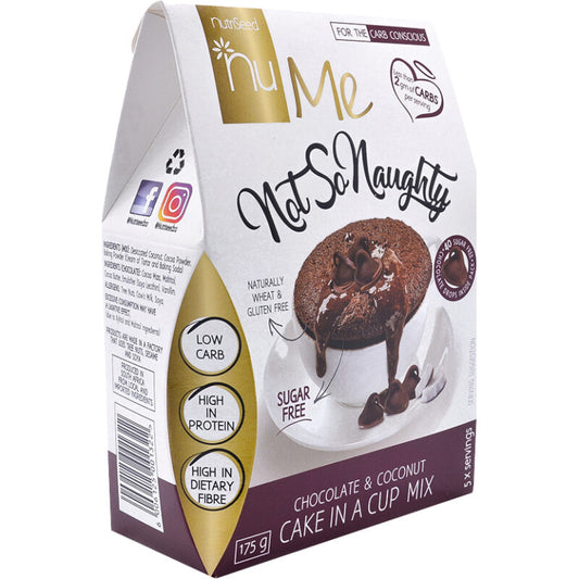 NuMe Spec Baking LowCarb Choc Cake in a Cup 175g