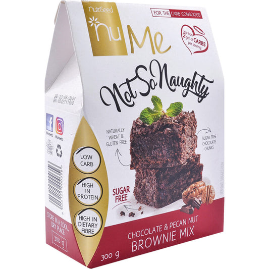 NuMe Spec Baking LowCarb Pecan Choc Brownie Mix 300g