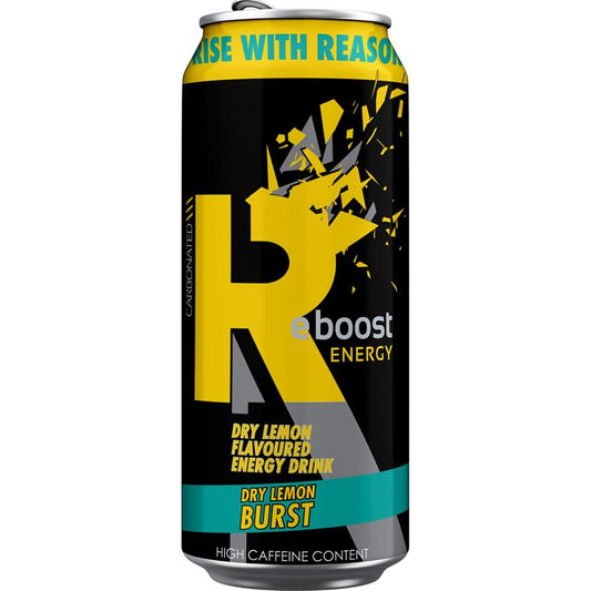 Reboost Energy Drink Dry Lemon Burst 500ml