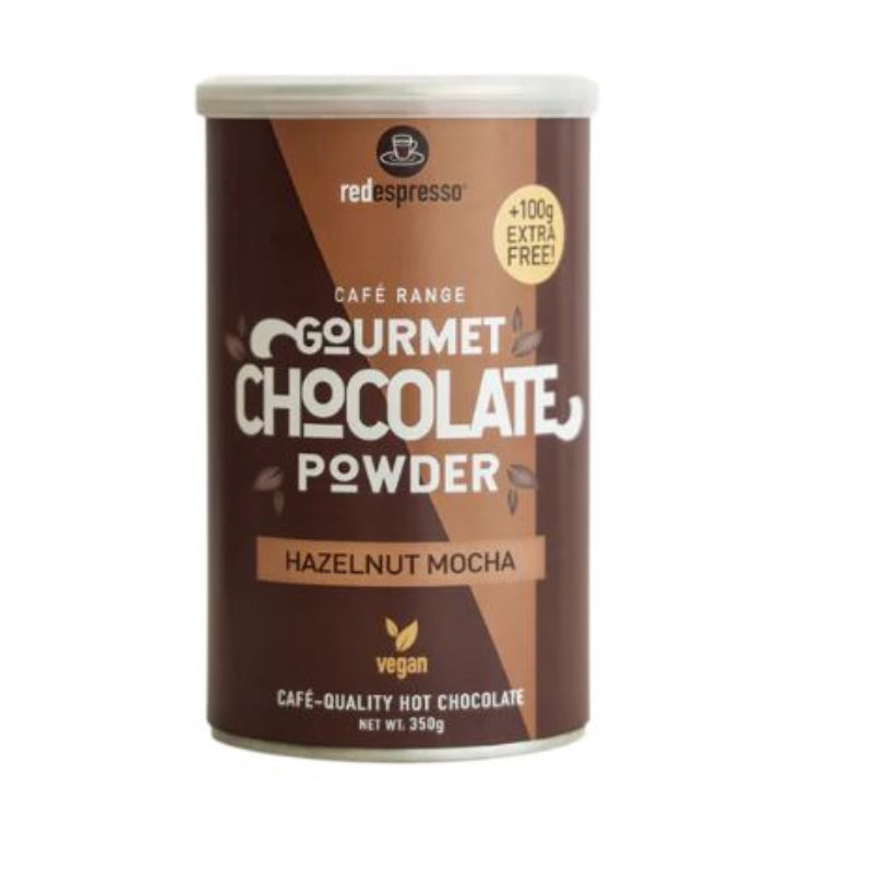 Red Espresso Gourmet Hot Chocolate Hazelnut Mocha Tin 350g