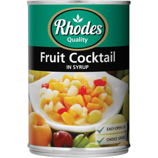 Rhodes Canned Fruit Fruit Cocktail in Syrup 410g