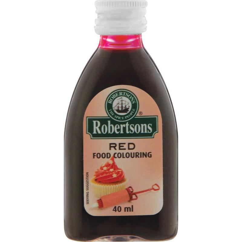 Robertsons Food Colouring Red 40ml