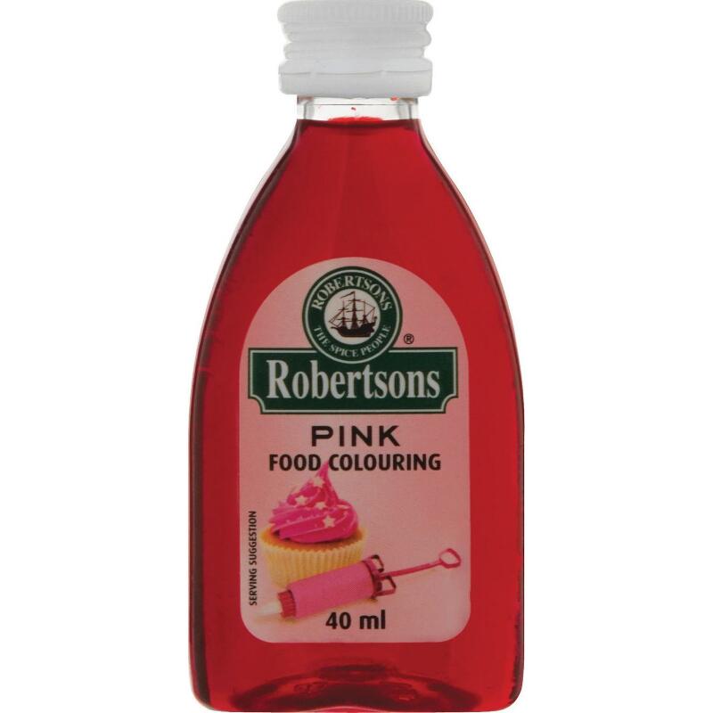 Robertsons Food Colouring Rose Pink 40ml