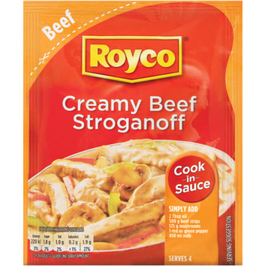 Royco Dry Cook in Sauce Beef Stroganoff 50g