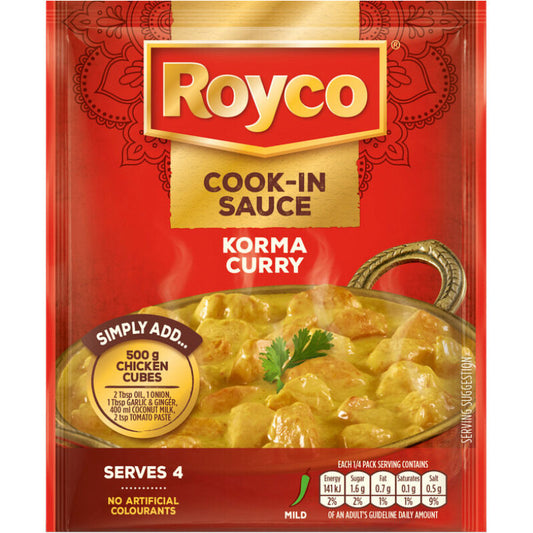 Royco Dry Cook in Sauce Chicken Korma Curry 41g