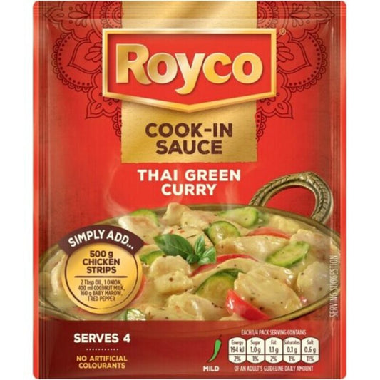 Royco Dry Cook in Sauce Thai Green Curry 50g