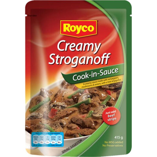 Royco Wet Cook in Sauce Creamy Stroganoff 415g