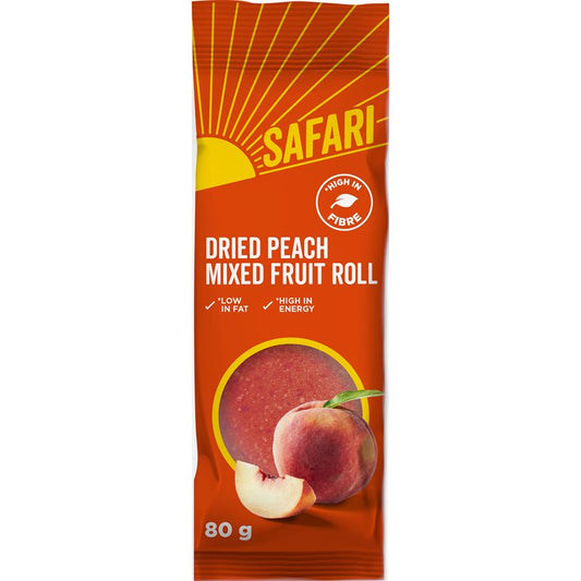 Safari Fruit Roll Peaches 80g