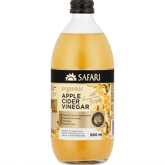 Safari Vinegar Apple Cider with Honey and Ginger 500ml