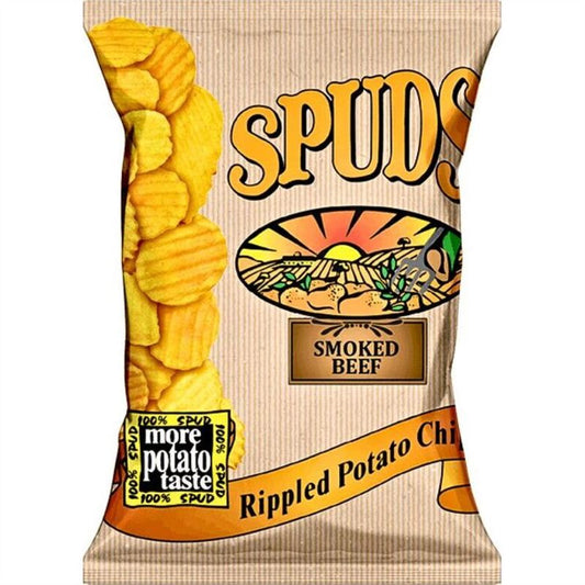 Spuds Chips Smoked Beef 75g