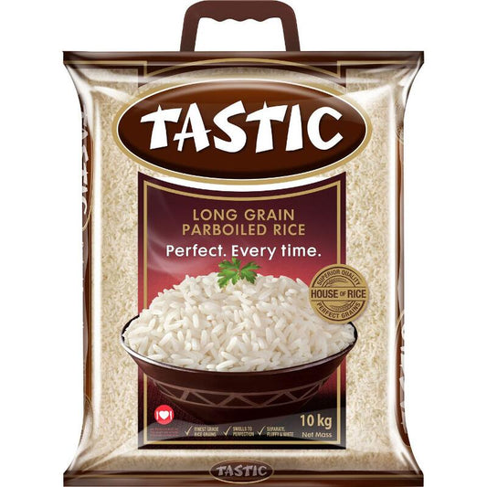 Tastic Parboiled Rice With Handles 10kg