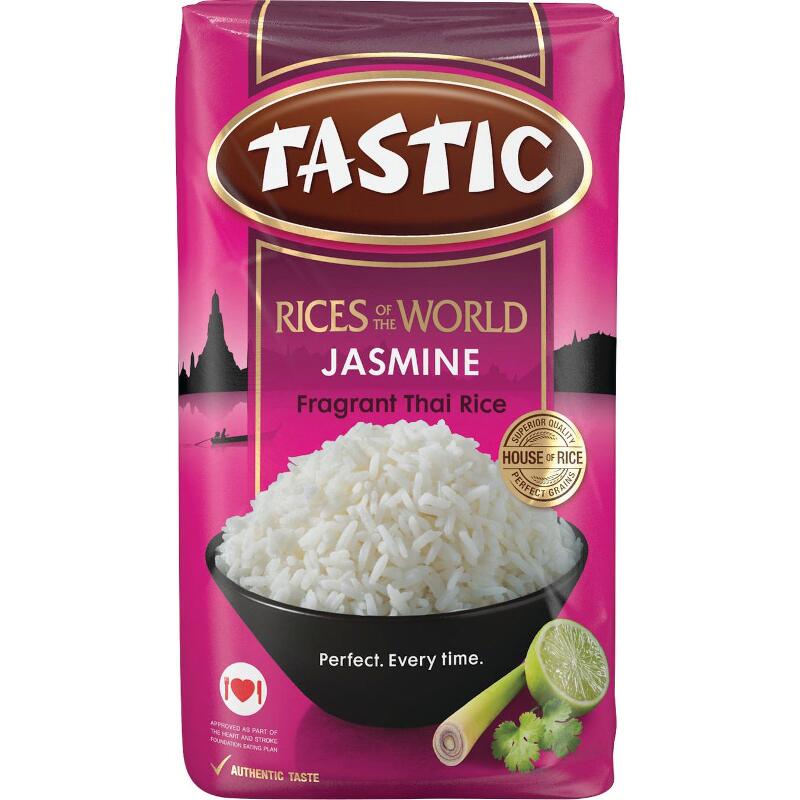 Tastic Rices Of The World Jasmine Rice 1kg