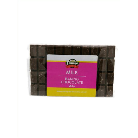 Trumps Baking Choc Slab Milk 250g