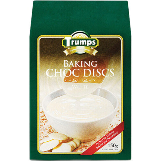 Trumps Baking Chocolate White 150g